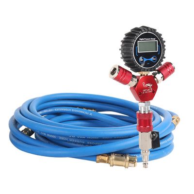 เครื่องวัดแบบดิจิตอล 4 ทาง Air Manifold สําหรับระบบลมลมลมลมลมลม