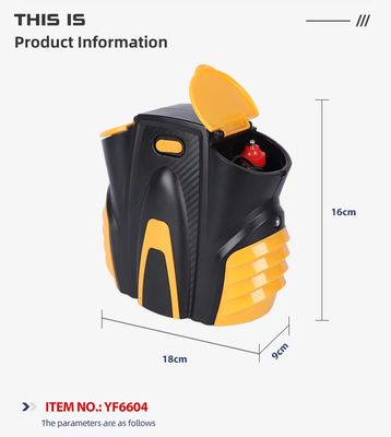 เครื่องดับอากาศยางรถยนต์พกพา 12V 150PSI พร้อมไฟ LED