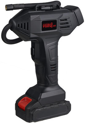 เครื่องปั๊มลมในรถยนต์แบบพกพา 12V แบตเตอรี่ลิเธียม 150PSI