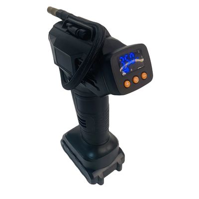 เครื่องปั๊มลมในรถยนต์แบบพกพา 12V แบตเตอรี่ลิเธียม 150PSI