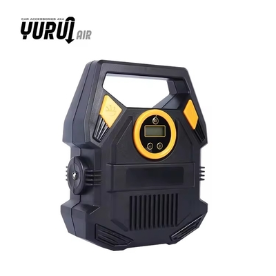 เครื่องปรับอากาศยางพกพาสําหรับรถยนต์ ปั๊มอากาศ 12v พร้อมแสง