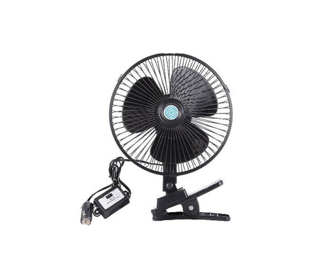 พัดลมระบายความร้อนรถยนต์ 12V / 24V พร้อมตัวป้องกันโลหะครึ่งความปลอดภัยอายุการใช้งานยาวนาน