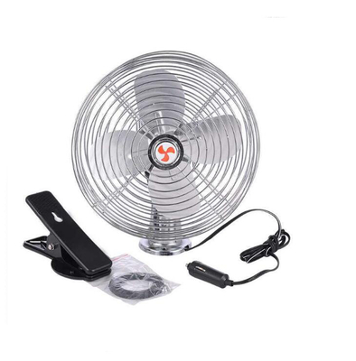 พัดลมระบายความร้อนรถยนต์ 12v / 24v พร้อมสวิตช์เปิด - ปิดเครื่องป้องกันโลหะแบบเต็มความปลอดภัย