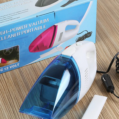 เครื่องดูดฝุ่นรถยนต์แบบพกพาขนาดเล็ก ABS Dc12V พร้อมกรองล้าง