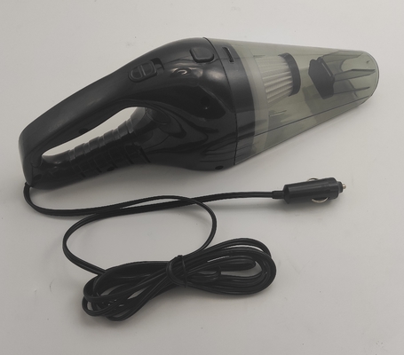 เครื่องดูดฝุ่นรถยนต์พกพา DC12V พลาสติกสําหรับทําความสะอาดรถยนต์ด้วยเครื่องจุดบุหรี่