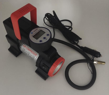 DC12V LED Light พกพาโลหะรถยนต์เครื่องปรับอากาศด้วยเครื่องวัดดิจิตอล