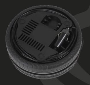 เครื่องพัดลมรถไฟฟ้าขนาดเล็กพกพา เครื่องปรับอากาศ DC12v สําหรับยางรถยนต์