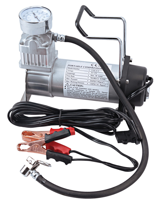 เครื่องปรับอากาศแบบกระบอกเดียวแบบพกพา OffRoad DC12V เครื่องปรับอากาศแบบโลหะหนัก