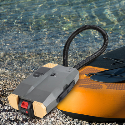 5000mAH ความจุแบตเตอรี่ SUP ปั๊มไฟฟ้าสําหรับ Dock Inflatable Kayak Paddle Board