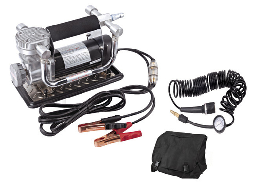 ราคาดี เครื่องอัดอากาศในรถยนต์ Chrome 12V แบบพกพาที่มีประสิทธิภาพสำหรับยางรถยนต์ ออนไลน์