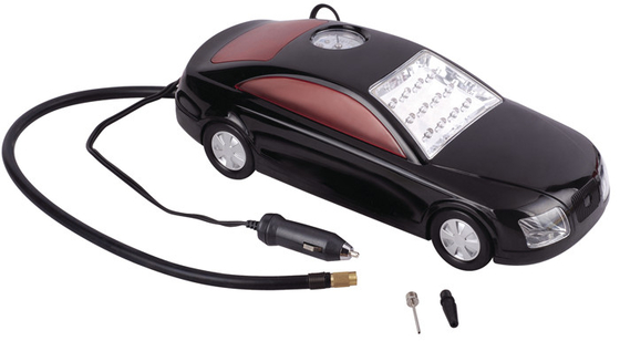 ราคาดี 3 in 1 Car Shape Fast Plastic Air Compressor DC12V พร้อมไฟ LED สำหรับอัตราเงินเฟ้อของยาง ออนไลน์