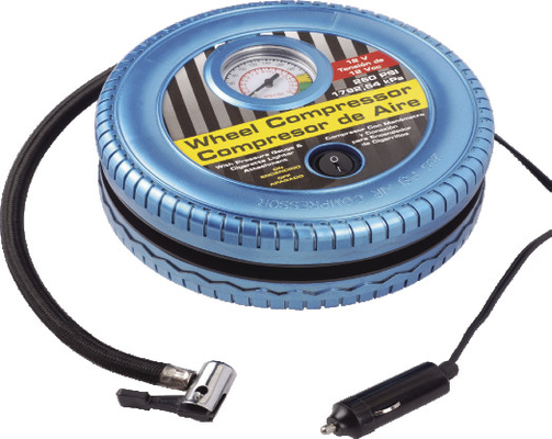 ราคาดี รูปทรงยางเครื่องอัดอากาศรถยนต์แบบพกพา Tyre Inflator Plastic DC12V ออนไลน์