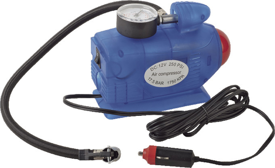 ราคาดี Blue Rocket Shape 3 In1 Lamp Pressure Mesure Car Air Compressor Fast Inflation 12V ออนไลน์