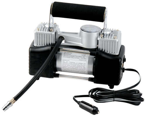 ปั๊มยางแบบพกพา DC 12 วอลต์ METAL ยาง inflator รถยนต์เครื่องปัดอากาศสําหรับรถบรรทุก