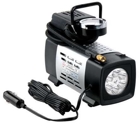 ราคาดี 12V พร้อมเครื่องอัดอากาศสำหรับรถยนต์โลหะสีดำทุกชนิดสำหรับรถยนต์ป้องกันการเกิดฝุ่นละออง ออนไลน์