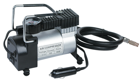 ราคาดี เครื่องอัดอากาศแบบพกพาฝาสูบโลหะสีเงิน 140PSI ออนไลน์