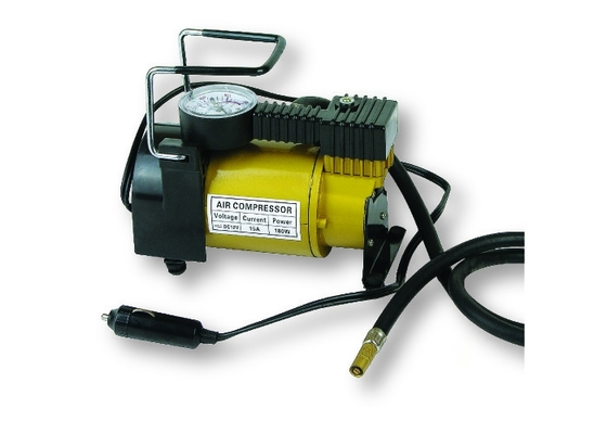 ราคาดี เครื่องอัดอากาศแบบพกพาสีดำและสีทองชุดกระเป๋า Yurui 12v 140PSI ออนไลน์