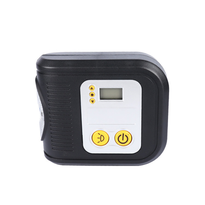 พกพาพลาสติกรถยนต์เครื่องปรับอากาศ จิตอลแสดงผล Dc12v ปั๊มลมยางด้วยกระเป๋าผ้าหลอดไฟ