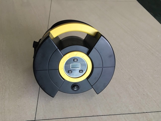 เครื่องอัดอากาศในรถยนต์ 12v แบบพกพาปิดอัตโนมัติ 150psi Gauge Digital พร้อมไฟ LED