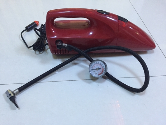ราคาดี 2 In 1 DC 12V สีแดงและสีเหลืองแฟนซีเครื่องดูดฝุ่นในรถยนต์แบบพกพาสำหรับรถยนต์ที่มีอัตราเงินเฟ้อ ออนไลน์