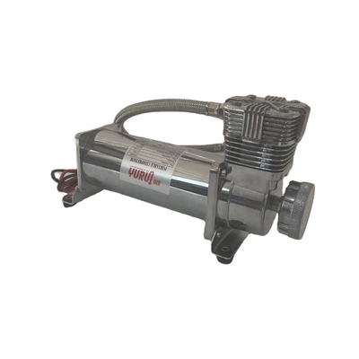 DC12V โครมรถยนต์อากาศแขวนคอมเพรสเซอร์ด้วยเสียงเสียงต่ํา