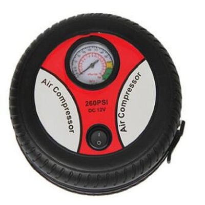 DC12V พกพารถยนต์เครื่องปัดอากาศสําหรับรถยนต์ยาง inflator ปั๊มอากาศ