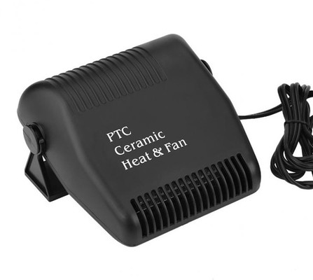 ราคาดี 150w 12v มินิเครื่องทำความร้อนในรถยนต์แบบพกพาไฟฟ้าสีดำอายุการใช้งานยาวนาน ออนไลน์