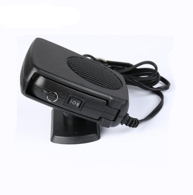 เครื่องทําความร้อนแฟนรถยนต์แบบพกพา DC 12V MINI เครื่องทําความร้อนแฟน PTC มีฟังก์ชันแฟนและเครื่องทําความร้อน
