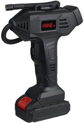 เครื่องปั๊มลมในรถยนต์แบบพกพา 12V แบตเตอรี่ลิเธียม 150PSI