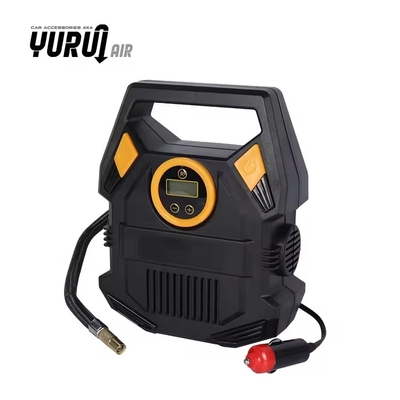 เครื่องปรับอากาศยางพกพาสําหรับรถยนต์ ปั๊มอากาศ 12v พร้อมแสง