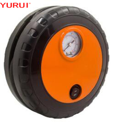 พลาสติกไฟฟ้า ABS คอมเพรสเซอร์อากาศรถยนต์ DC12V ปั๊มลมยางพร้อมเครื่องจุดบุหรี่