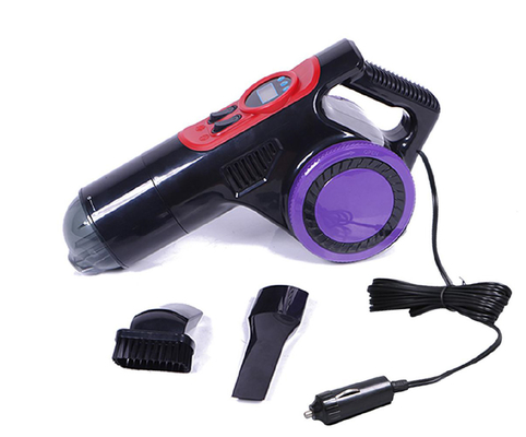 เครื่องดูดฝุ่น 12V และเครื่องดันอากาศ มินิมือถือ พร้อมแสง LED เครื่องวัดความดันอากาศดิจิตอล 3 ใน 1 ยาง